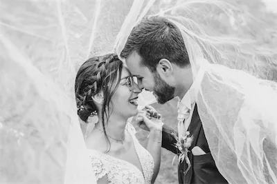 Couple marié Laury et Paul