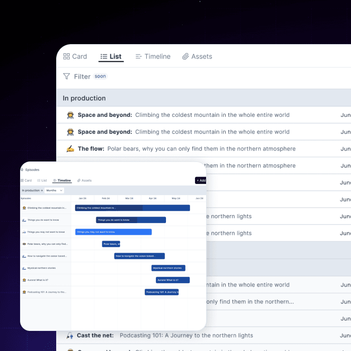 Save time using episode templates with Northflow