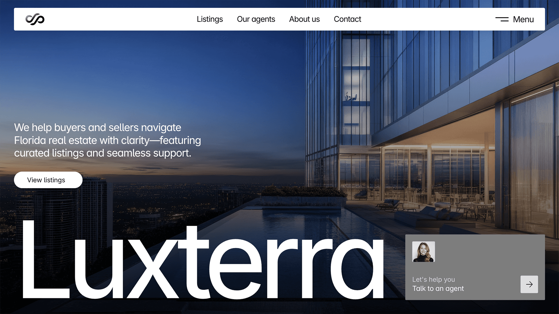 Luxterra Framer template
