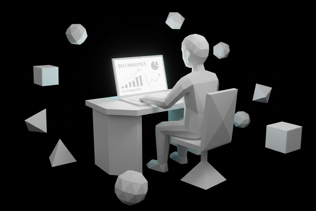 Marketer reviewing SEO costs