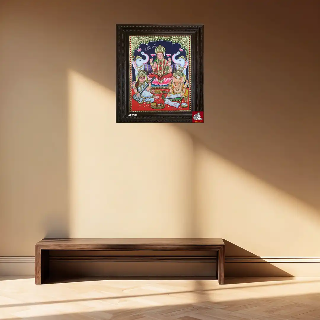 Tanjore painting Goddess Lakshmi