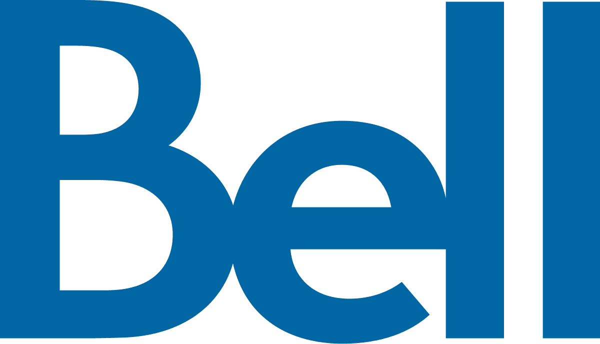 Logo de Bell, compagnie canadienne de télécommunications.
