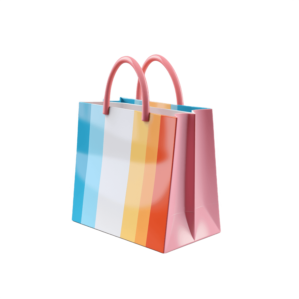 Shopping bag 3d icon