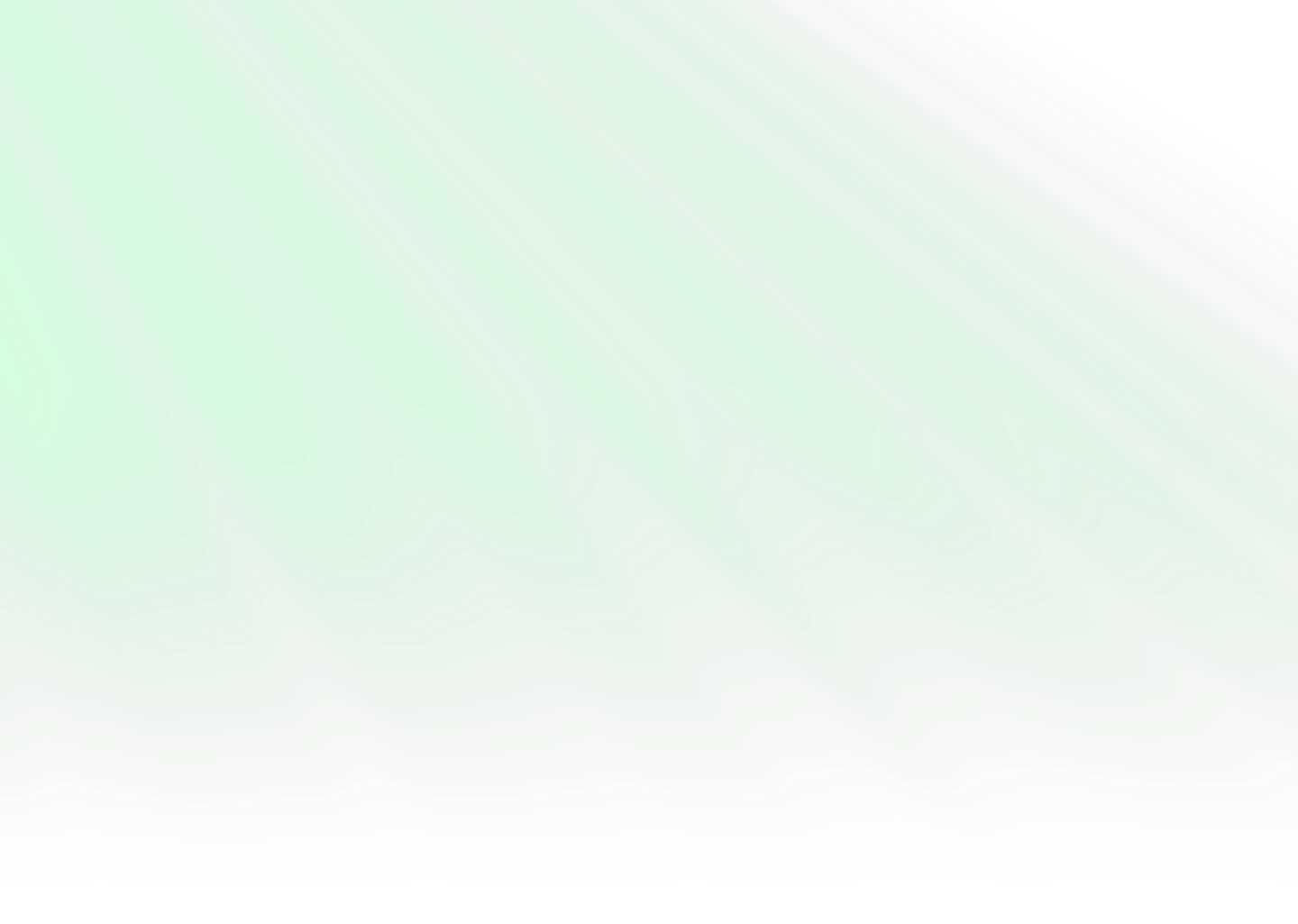 Green rays of light