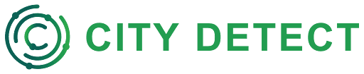 City Detect logo with a green swirl icon and green text.
