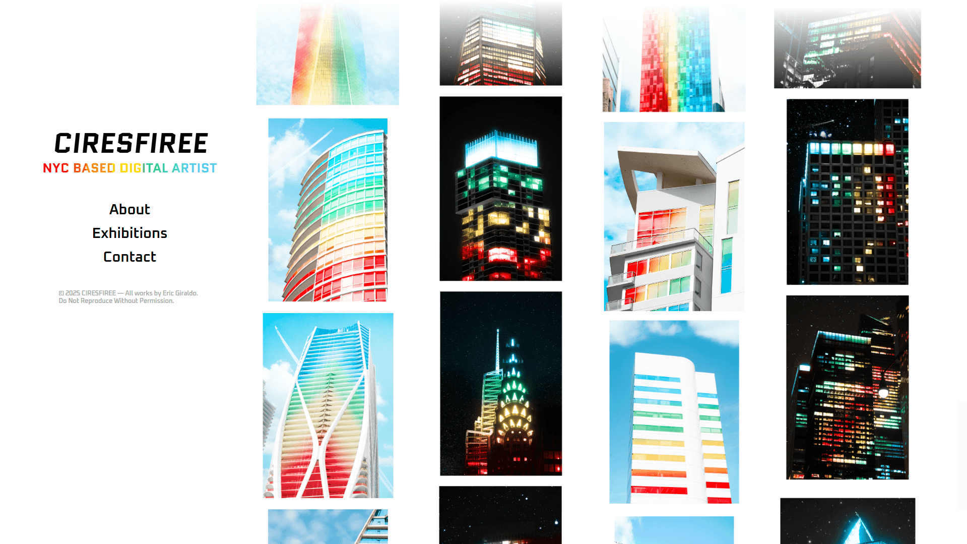 A plumbing company's evergreen site on desktop