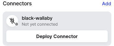 deploy connector