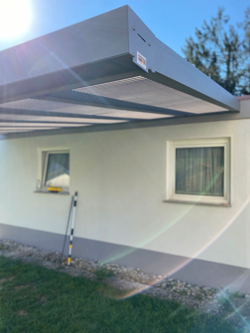 Terrassenüberdachung in Rielasingen – Detailansicht der Ausführung