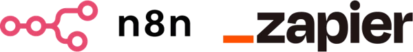 n8n + Zapier logo