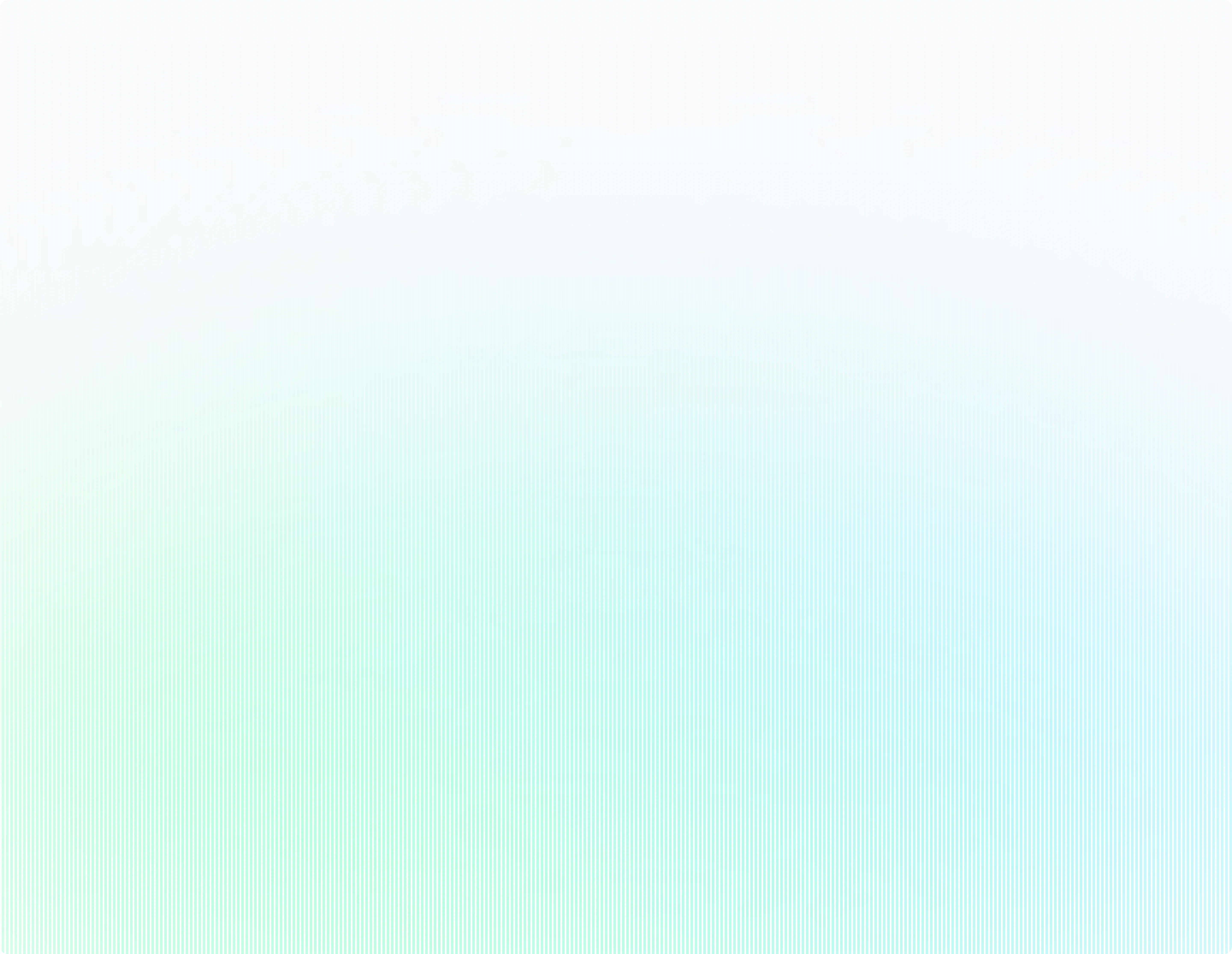 Soft gradient background transitioning from light blue to green, creating a calm and serene atmosphere.