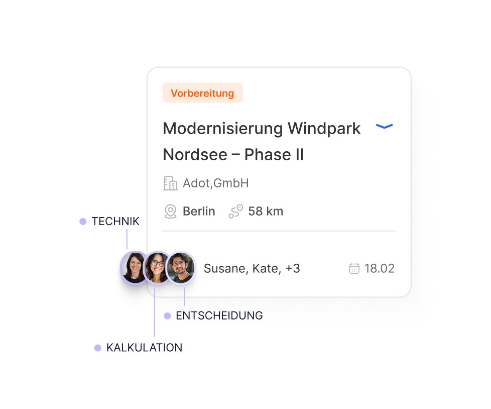 Strukturierte Vergabedaten ermöglichen einheitliche Entscheidungen im Team für Bauprojekte