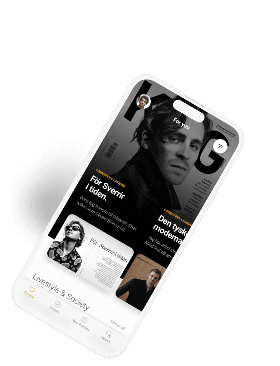 Screenshot of Readly iPhone