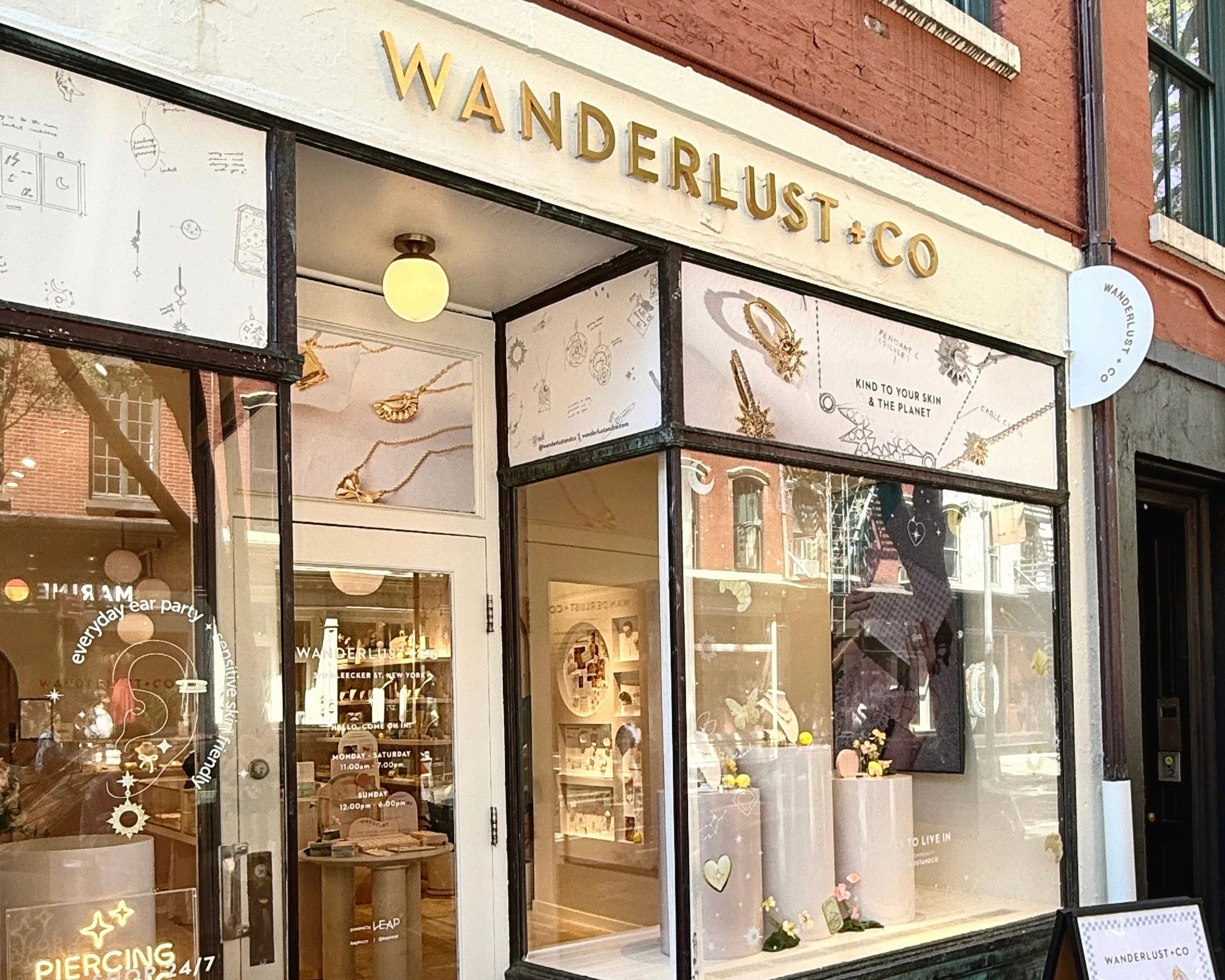 Metal Sign called Fuse Pilates Studio in reception 