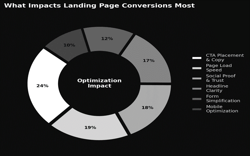 What impacts landing page convertion
