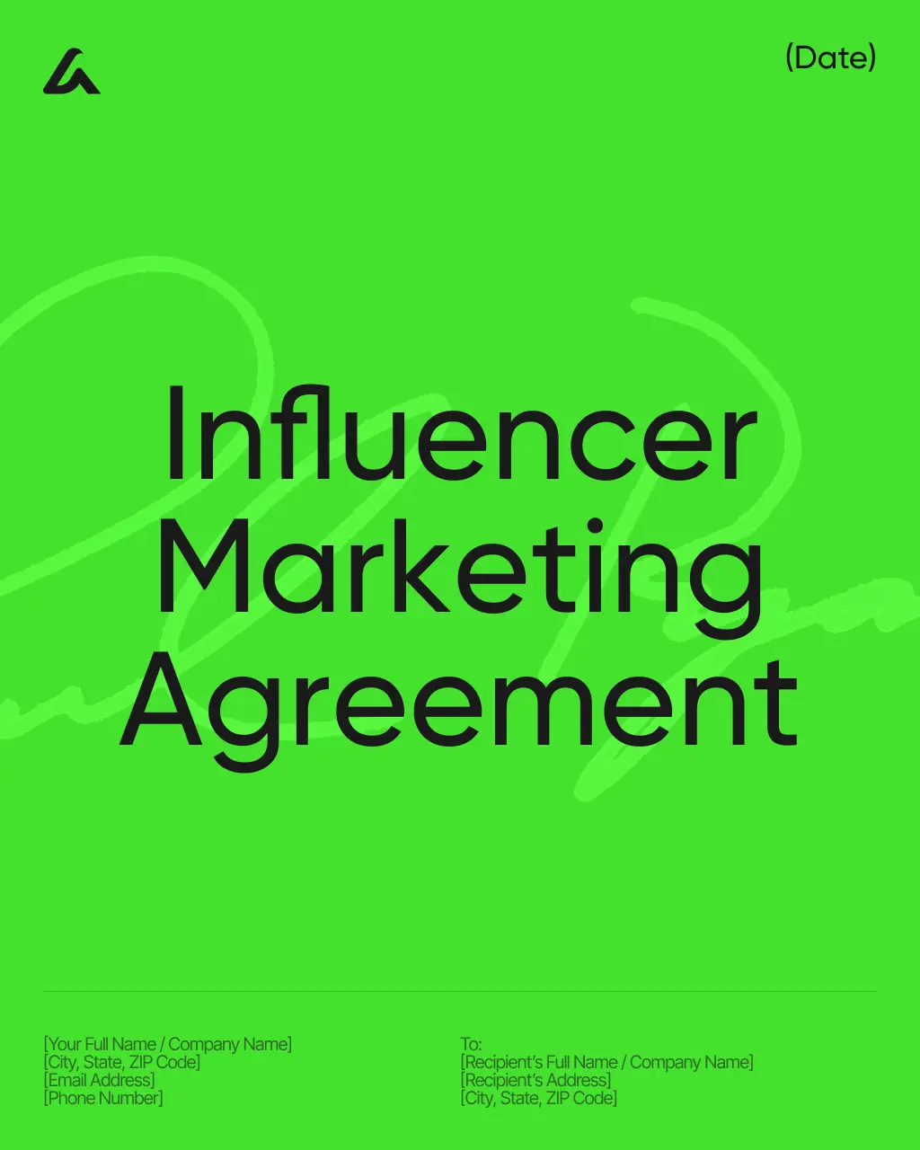 Influencer Marketing Agreement