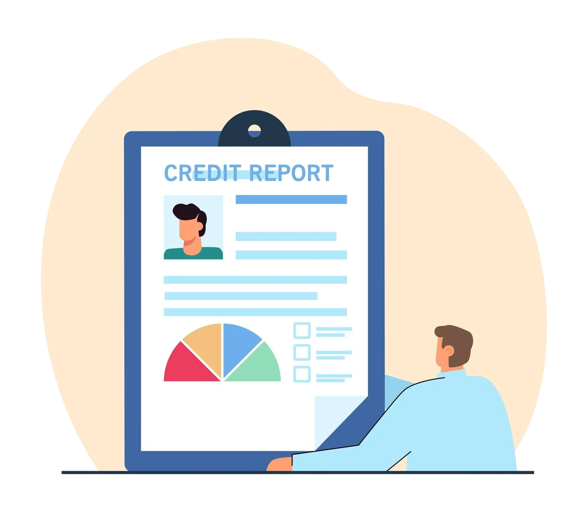 Vector graphic of Indian Aadhaar card with photo and QR code