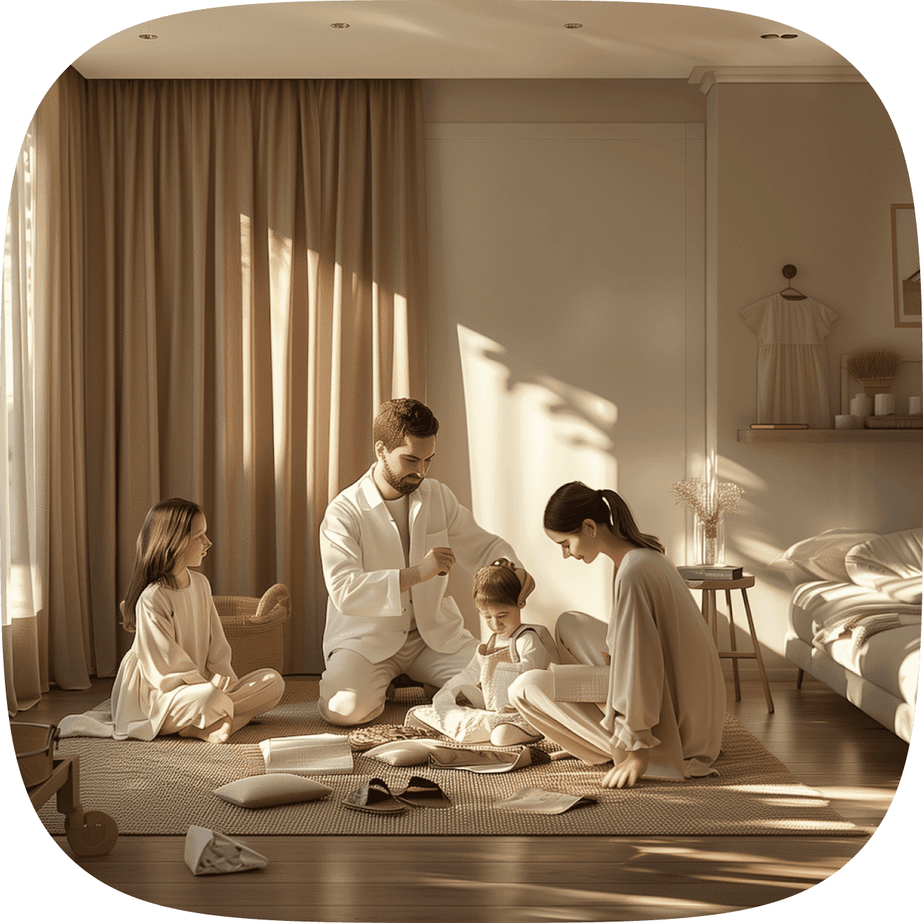 Displays a teleconsultation scheduling interface, showing appointment times and details such as the patientโs name, reason for the consult, and status. This screen is organized to show a clear hierarchy of information, making it easy for healthcare providers to navigate and manage appointments.