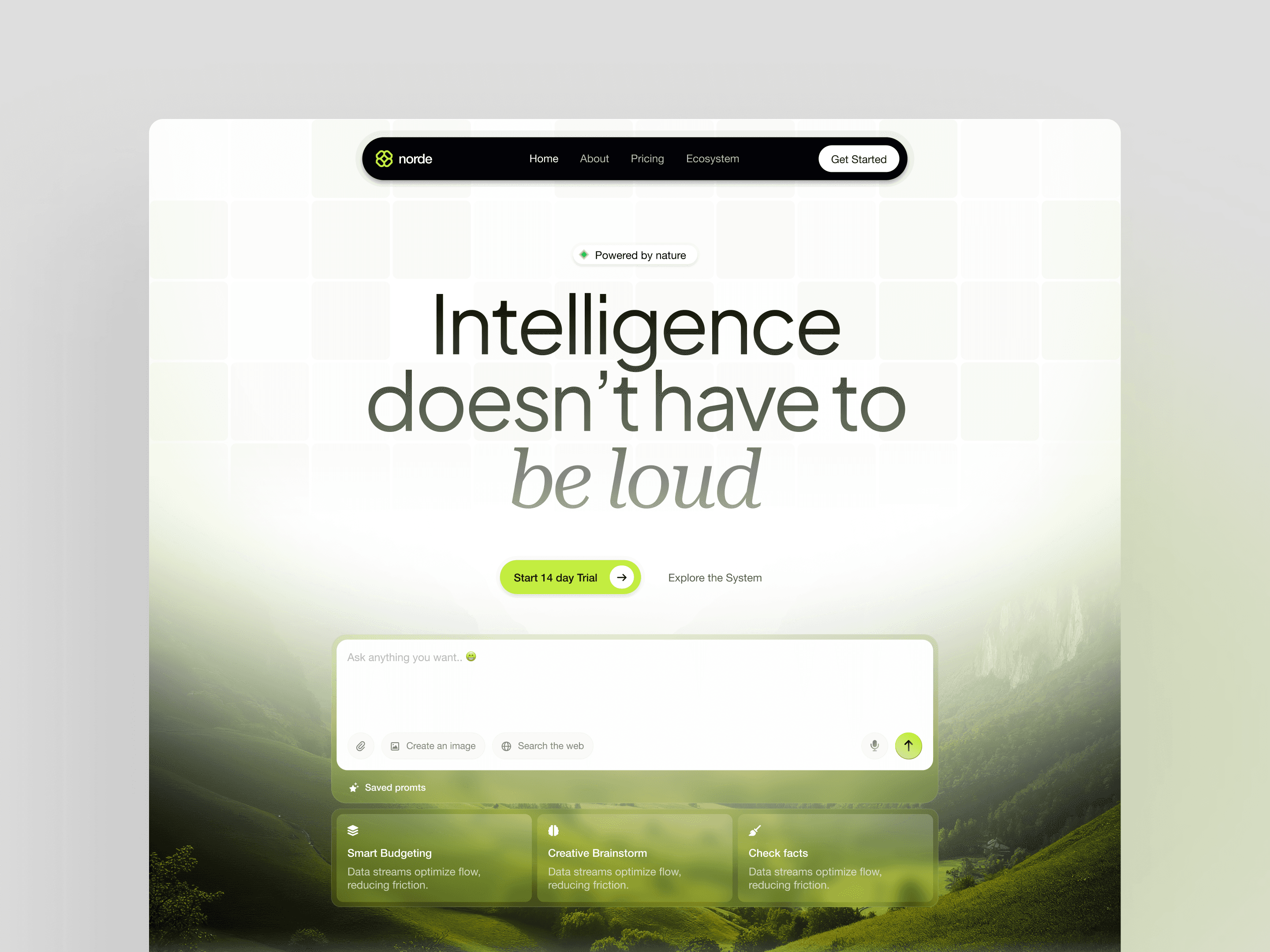 AI 平台网站设计