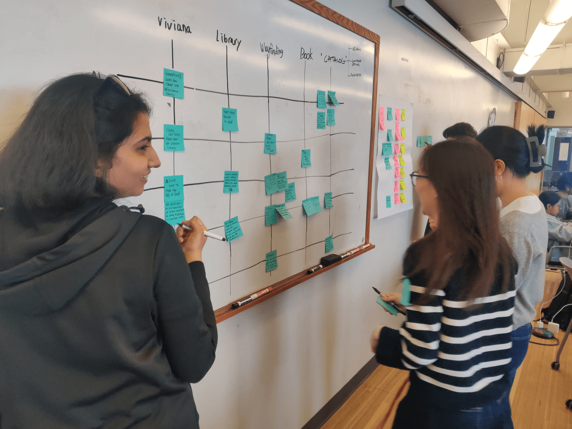 a person standing in front of a building