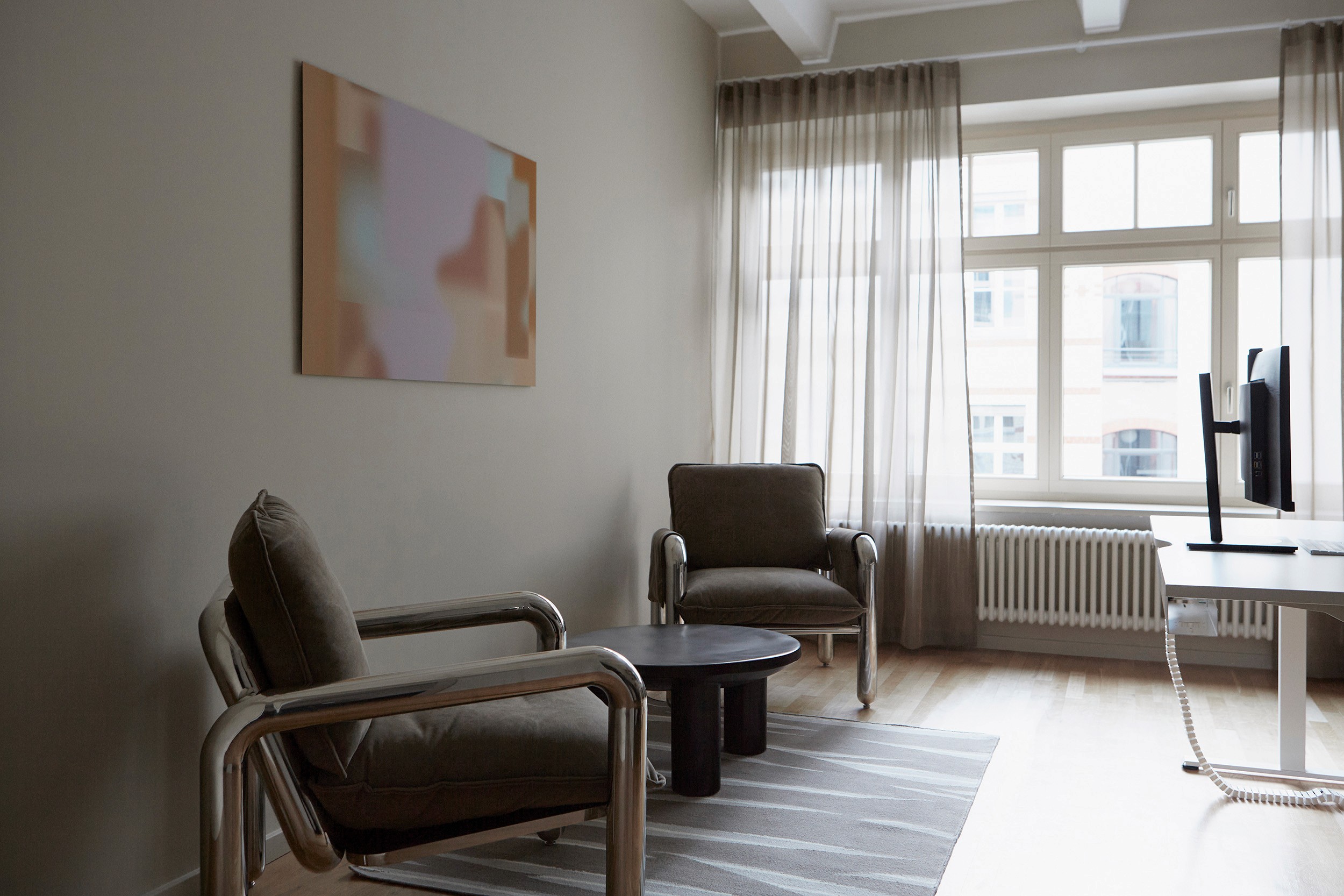 nnenarchitektur Lounge Berlin: stilvoller Aufenthaltsbereich für Corporate Offices