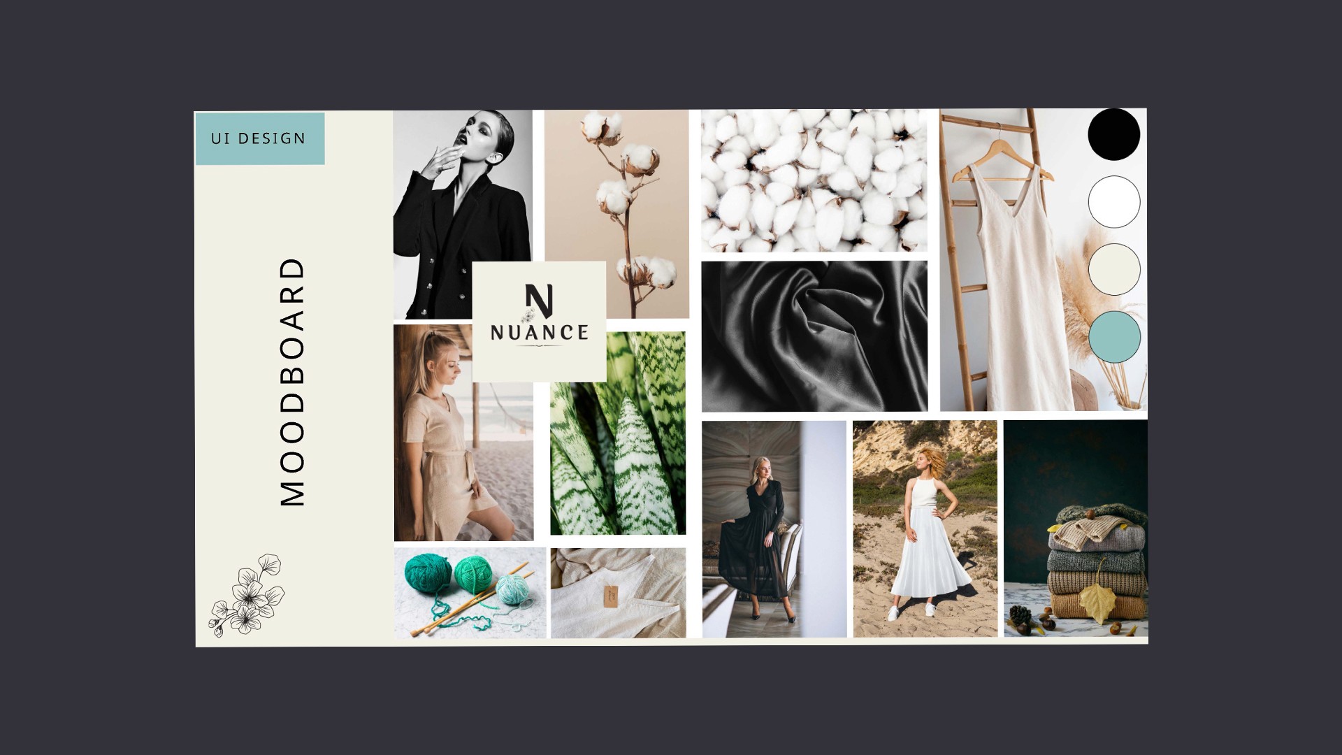 App Screen with open sidebar