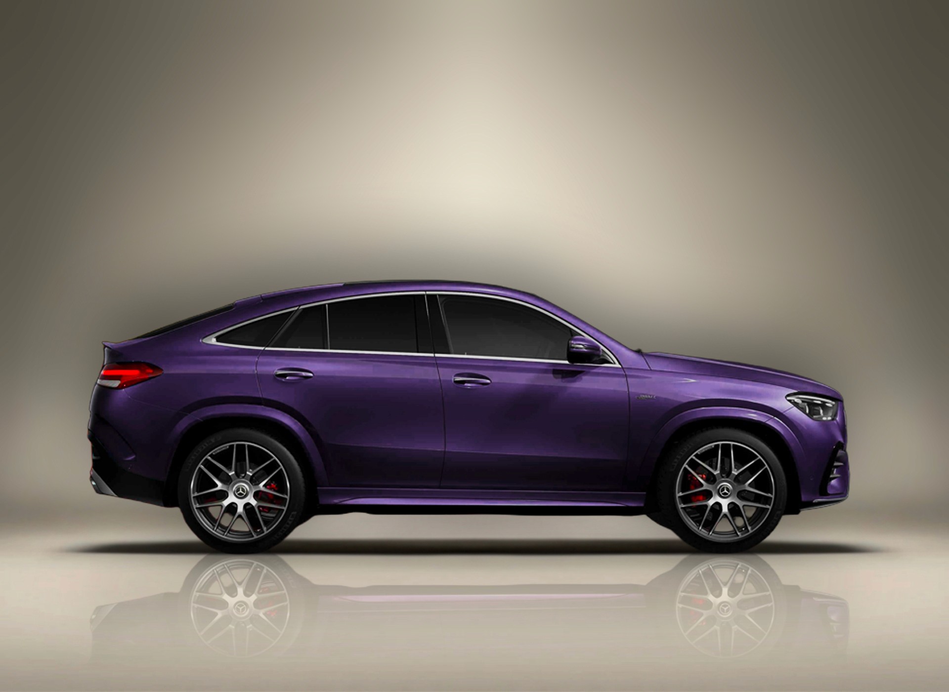 Location Mercedes GLE 53 AMG Coupé Violet à Dubaï – Keyz Rent | SUV