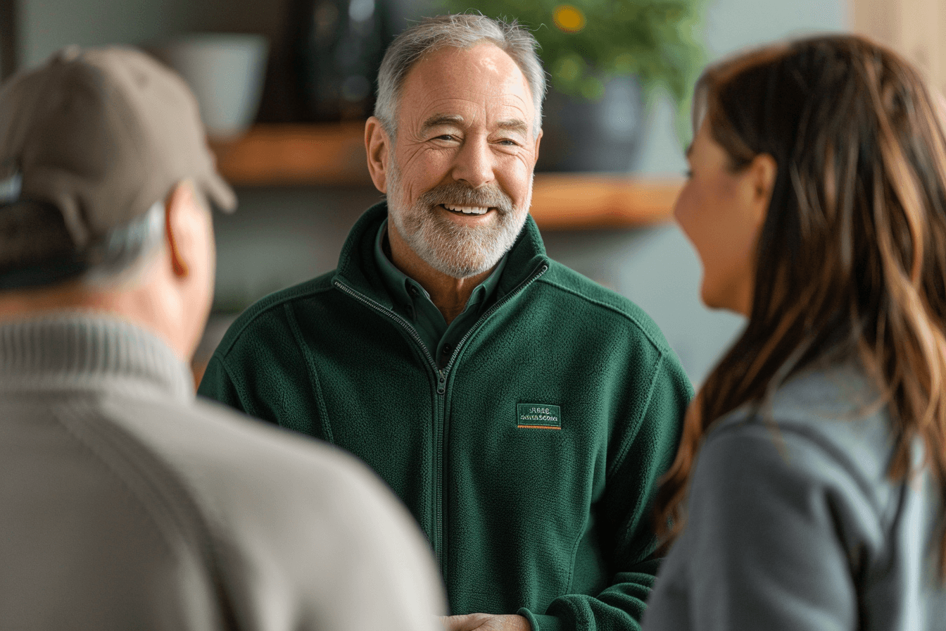 a home care agency owner running his home care business.