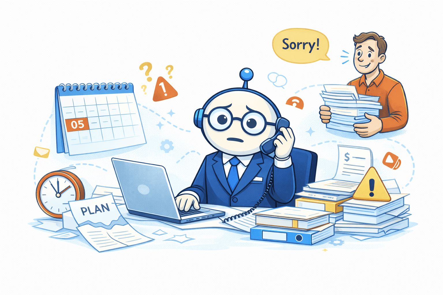 Problemy księgowe – spóźnione faktury, brak dokumentów i pytania klientów