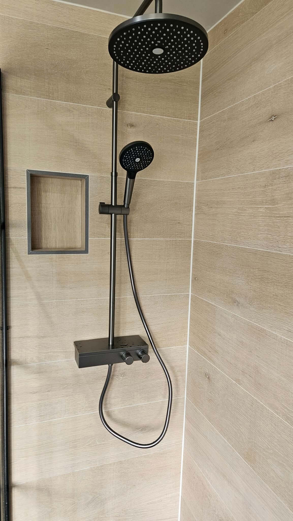 Walk-in shower installed in Woodhouse Leeds with modern design