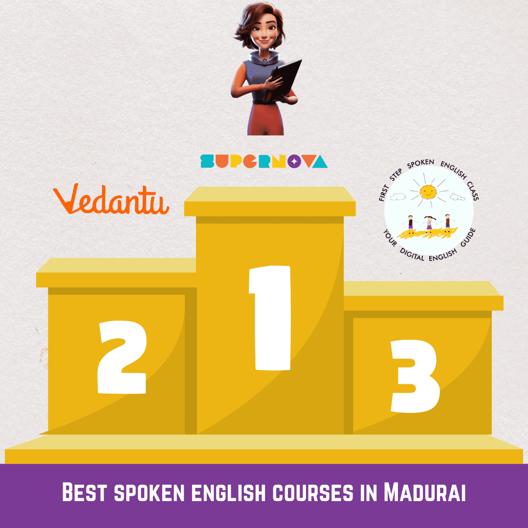 top 3 spoken english courses in Madurai