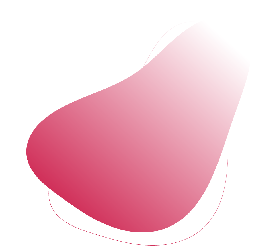 Abstract, smooth-shaped graphic in shades of pink with a light gradient effect.