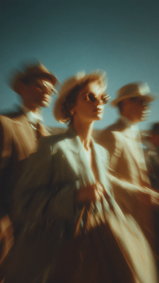 Man Wearing Black Coat