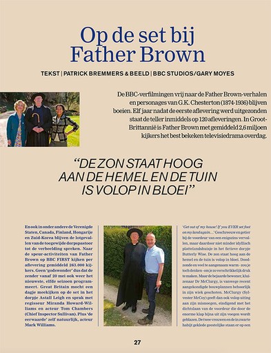 Artikel Father Brown in Great Britain Magazine