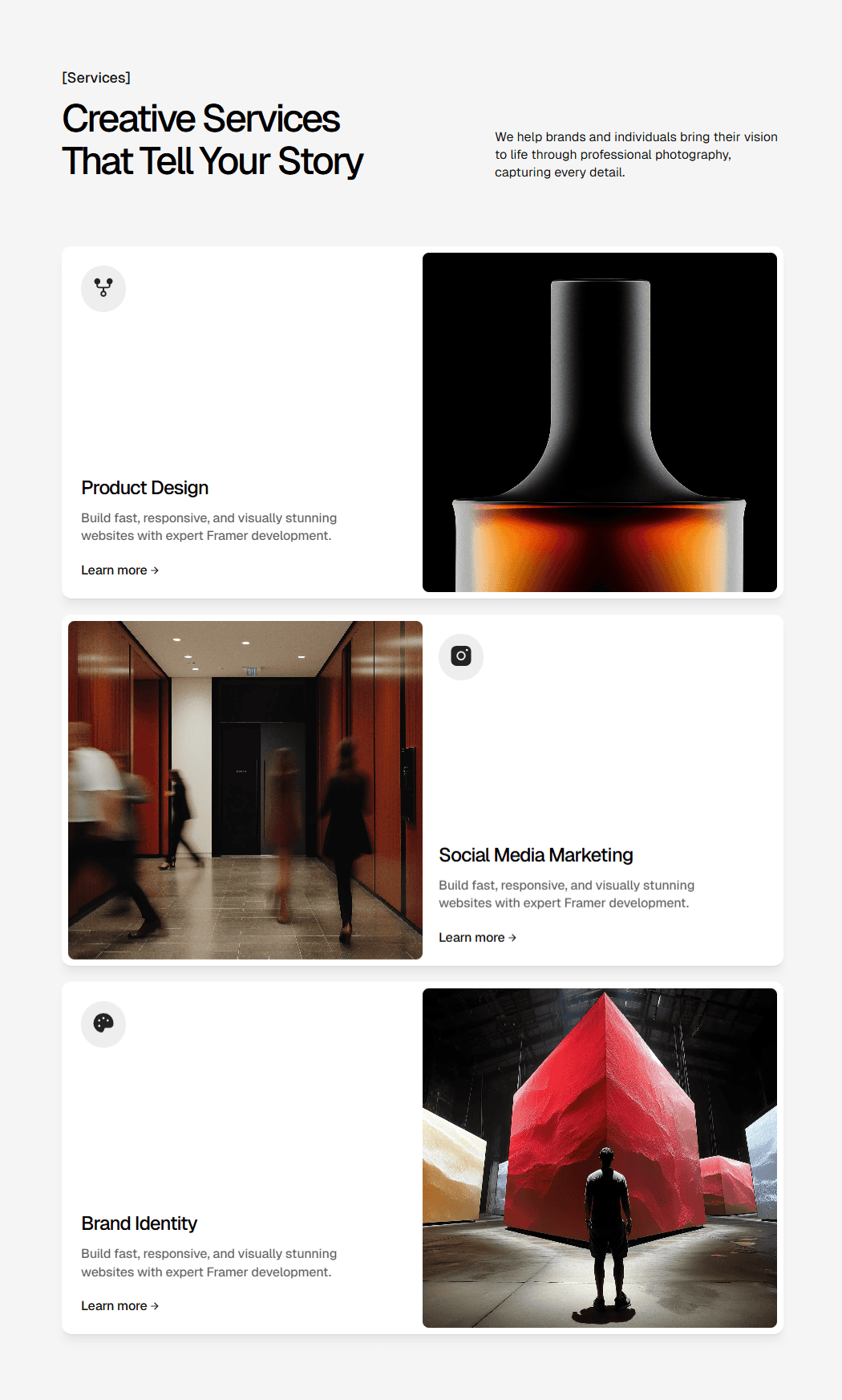 Framer Service Component