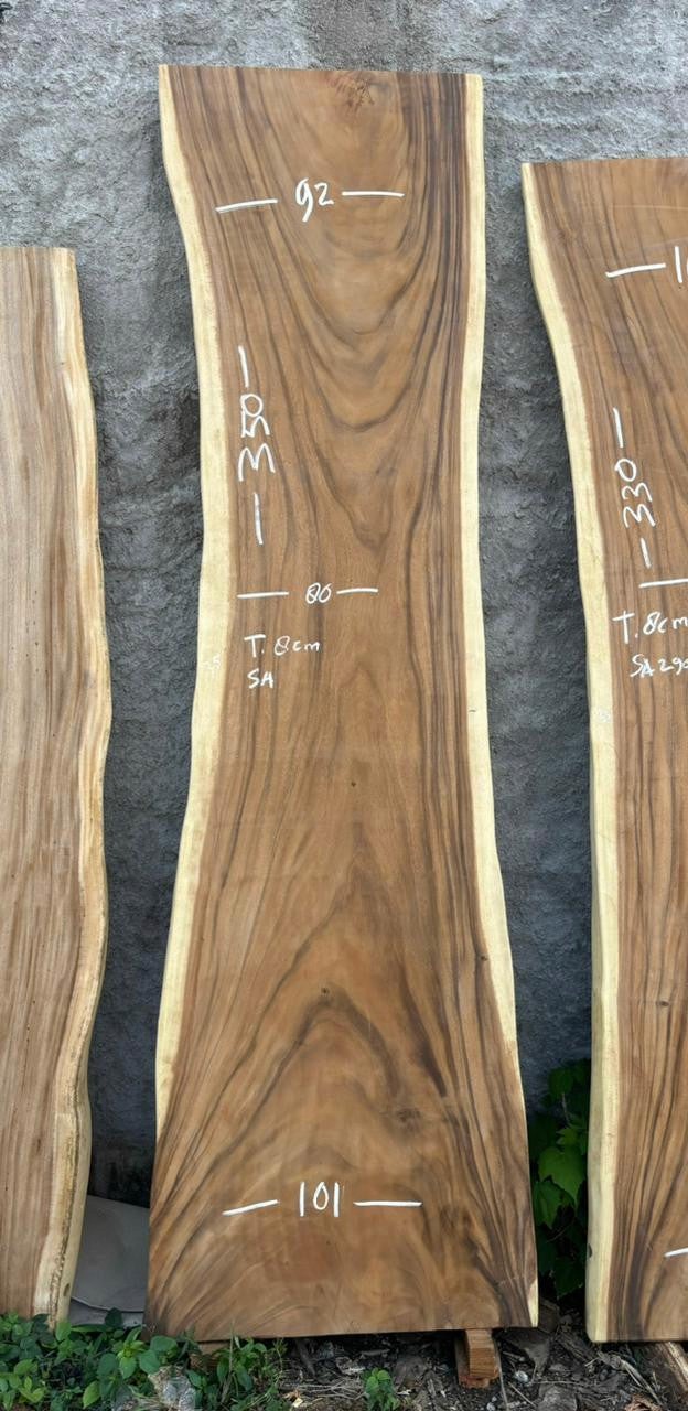 Table à manger en bois de suar massif 350 x 101 cm