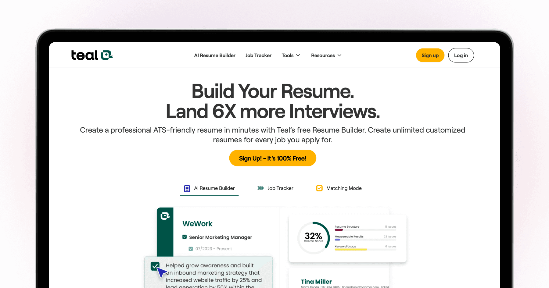 Teal screenshot on a device