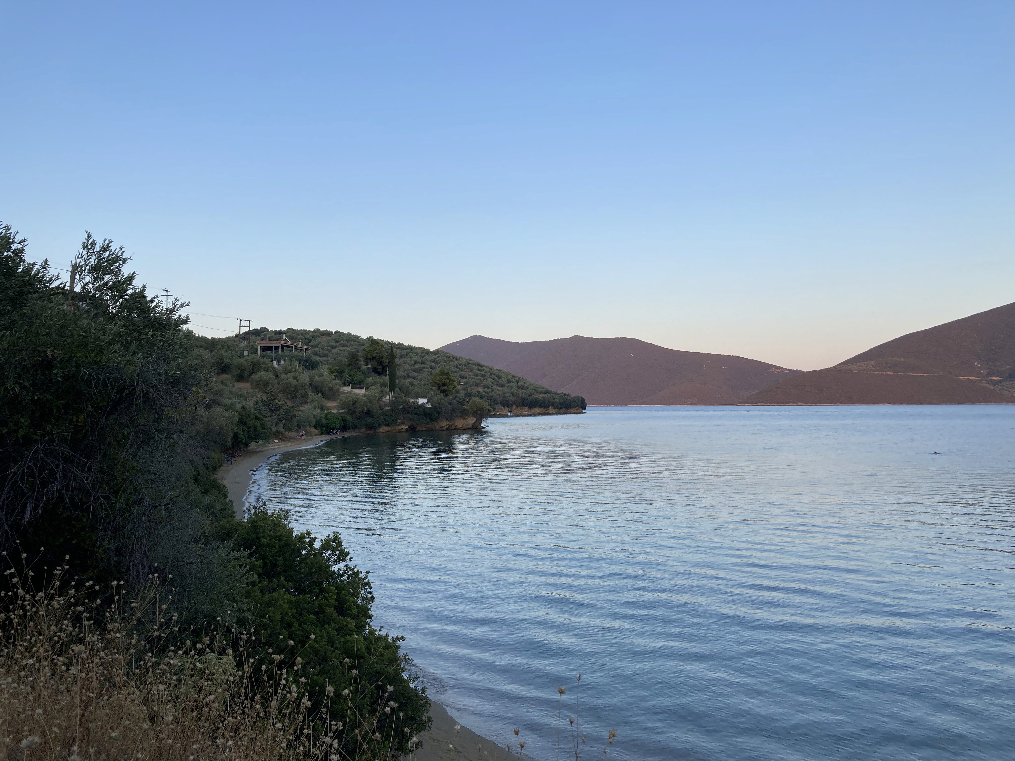Group of three friends at a mindfulness retreat center
