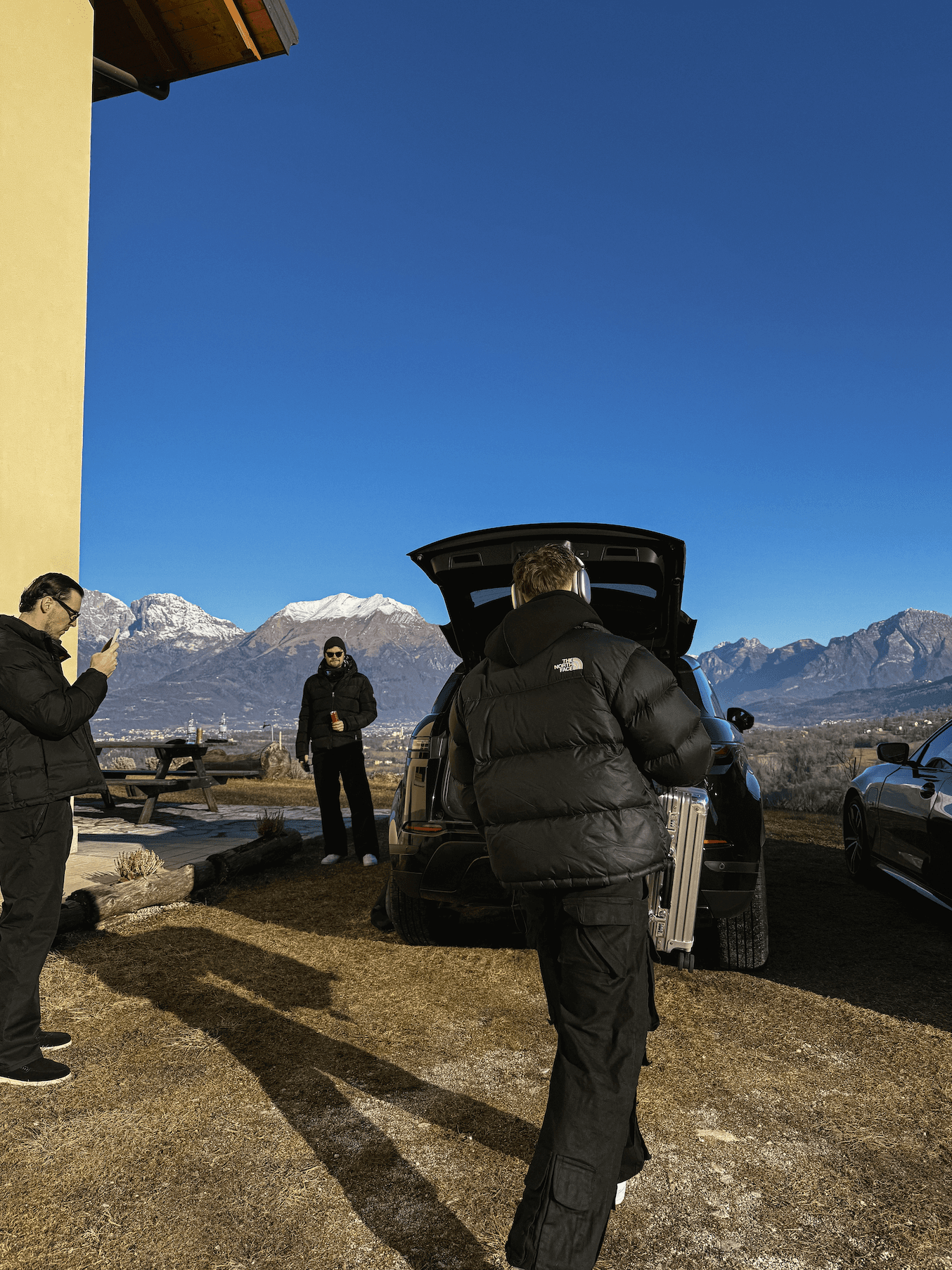 A beautiful sunset over the ocean with clouds in the sky