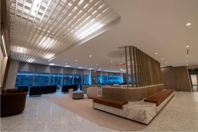 A modern professional lobby