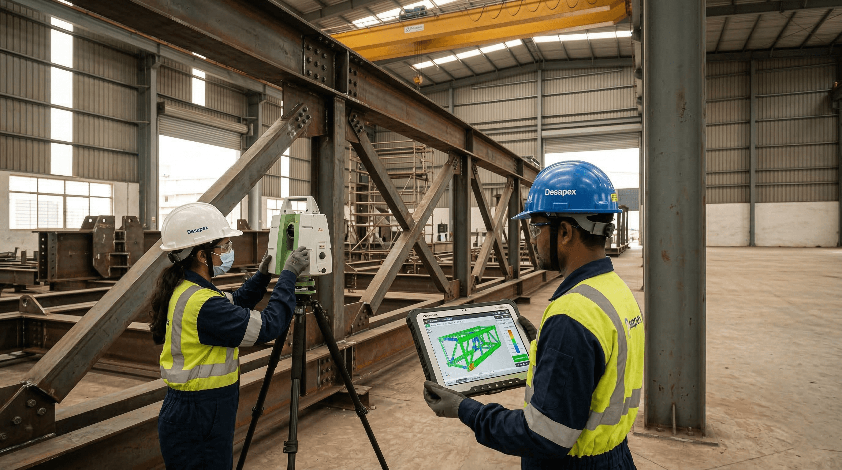 Erection Quality Monitoring & Structural Alignment Verification