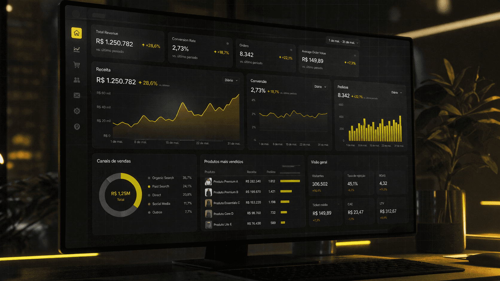 Man Wearing Sunglasses