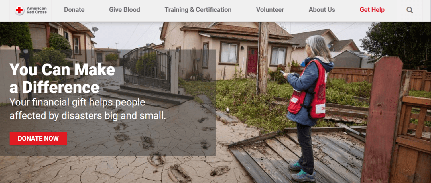 Red Cross - bitcoin and crypto donation