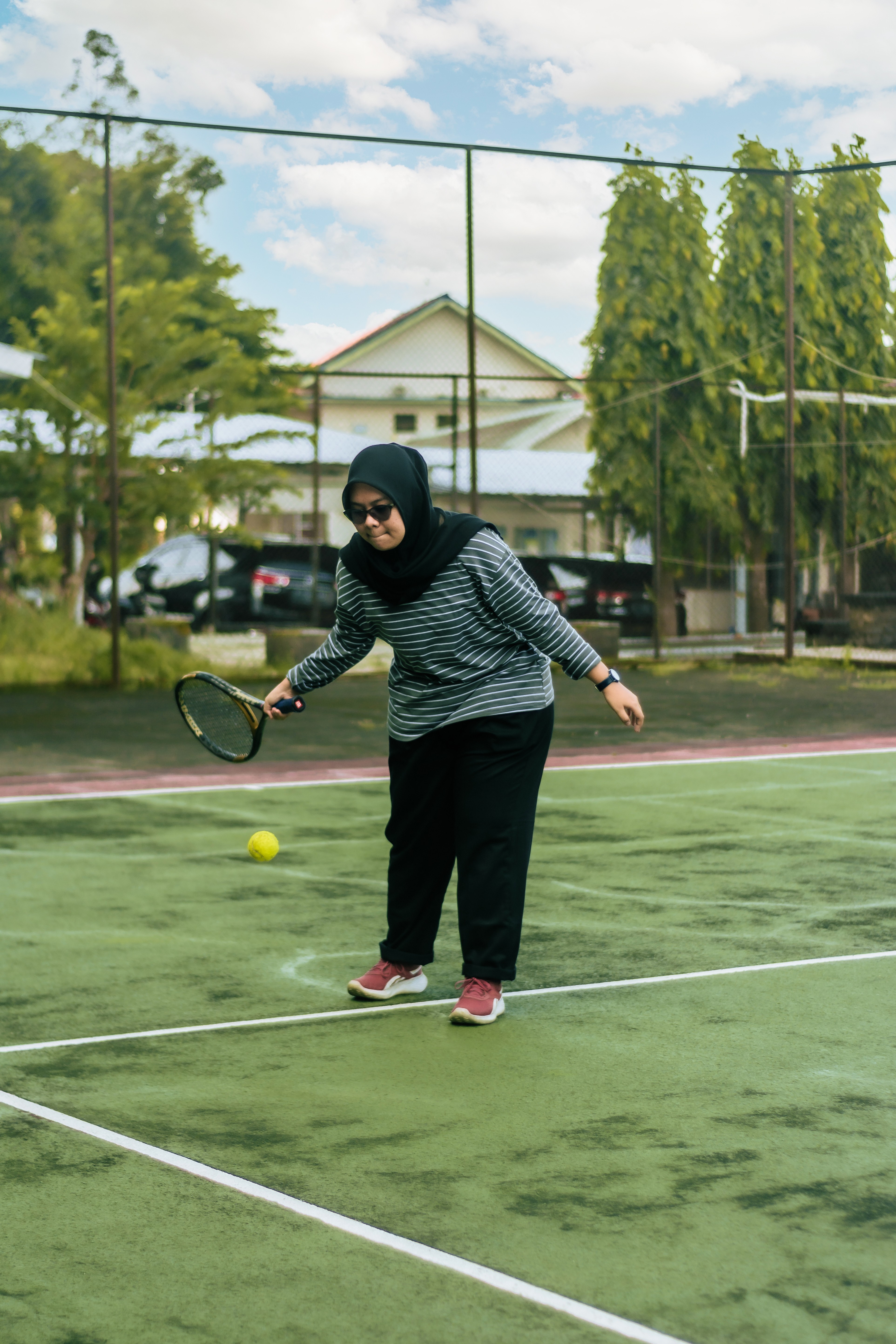Adel Play Tennis at Jember