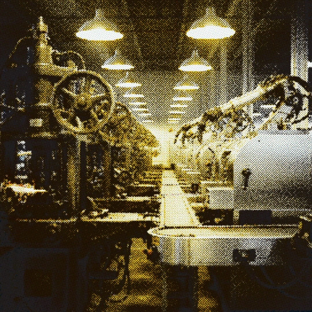 Green bottle with water droplets symbolizing AI-driven transformation in supply chains and intelligent manufacturing optimization.