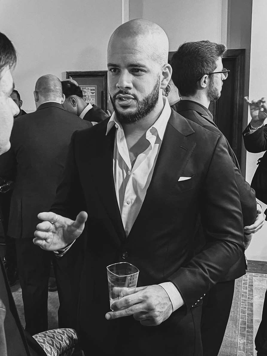 Alexander in a meeting