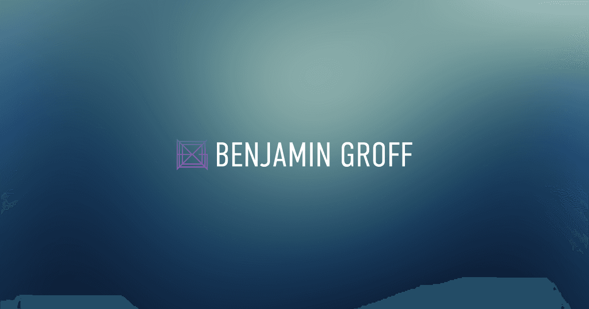 benjamin groff