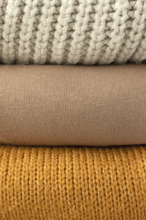 Cashmere rib swatch