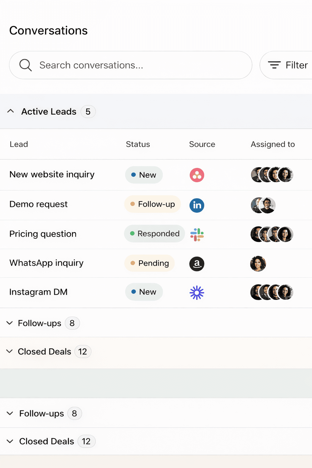 An image of Freelio's project ui