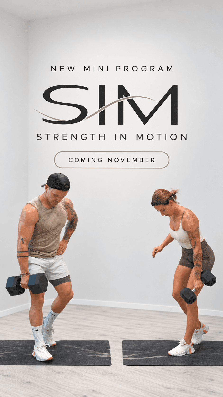 SIM Strength in Motion mobile banner