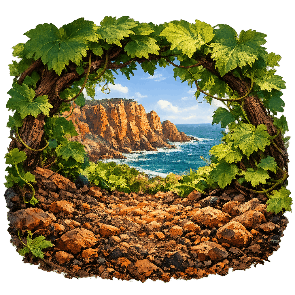 Detailed graphic of the Wilyabrup wine region.